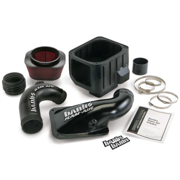 Picture of Ram-Air Cold-Air Intake System Oiled Filter 04-05 Chevy/GMC 6.6L LLY Banks Power
