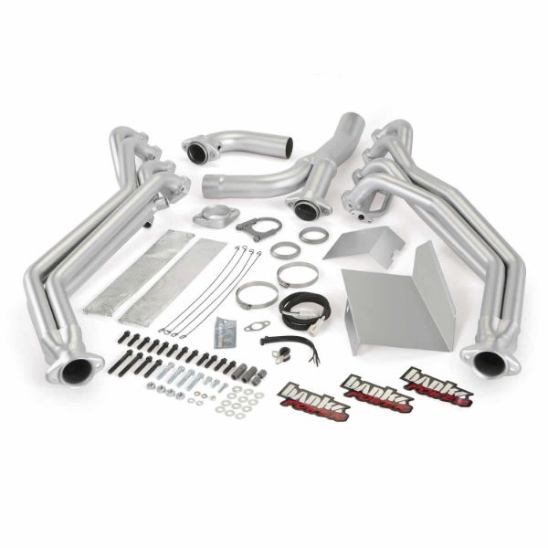 Picture of Torque Tube Exhaust Header System Ford 460 Class A Non-Catalytic Converter Banks Power