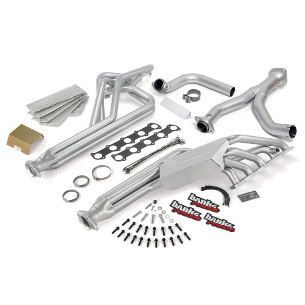 Picture of Torque Tube Exhaust Header System 16-17 Ford 6.8L Class-A Motorhome Banks Power