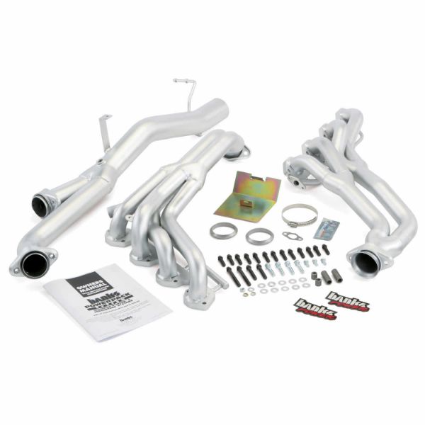 Picture of Torque Tube Exhaust Header System 93-97 Ford 460 Truck Manual Transmission Banks Power