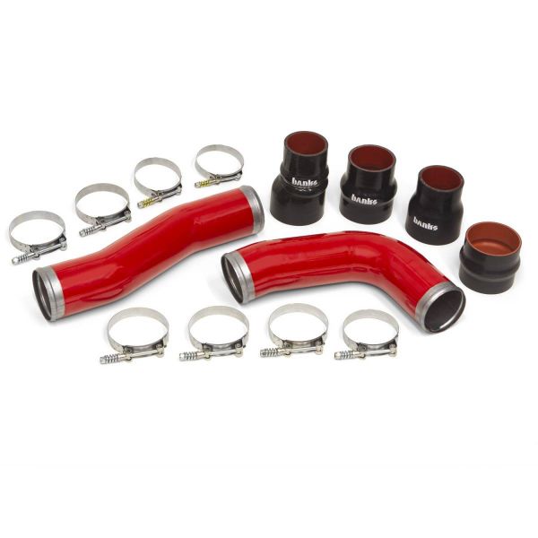 Picture of Boost Tube Kit Red Powdercoat 2010-12 Ram 6.7L OEM Replacement Boost Tubes Banks Power