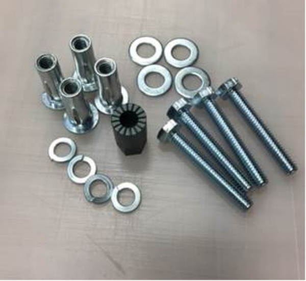 Picture of RIV Nut Kit 4 RIV Nuts And Tool BedSlide