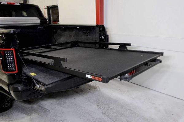 Picture of Bedslide Heavy Duty 95 Inch X 48 Inch Black 8 Foot Longbed Chevy/Dodge/Ford/Nissan/Toyota