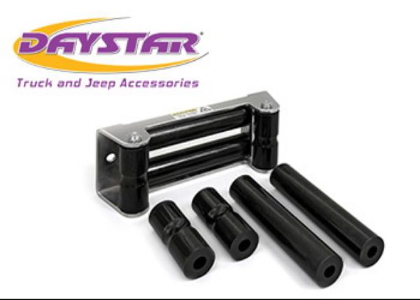 Picture of Roller Fairlead Rope Rollers For Synthetic Winch Rope Black Daystar