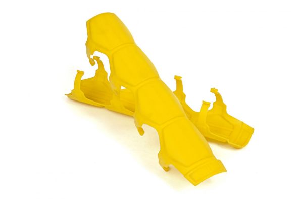 Picture of Universal Shock and Steering Stabilizer Armor Pair Yellow Includes Mounting Rings Daystar