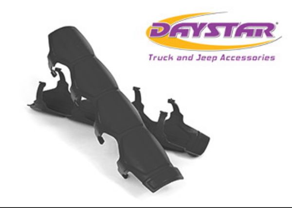 Picture of Universal Shock and Steering Stabilizer Armor Pair Black Includes Mounting Rings Daystar
