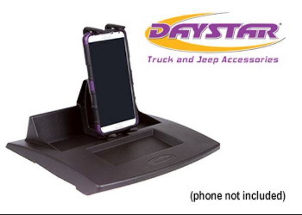 Picture of 07-10 Upper Dash Panel W/ Large I Phone and I Phone Plus Mini Pad Mount Black Daystar
