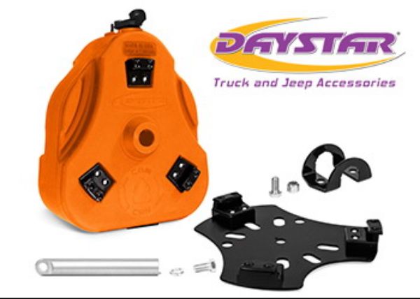 Picture of Cam Can Trail Box Orange W/ 1.5 Inch Roll Bar Mount Daystar