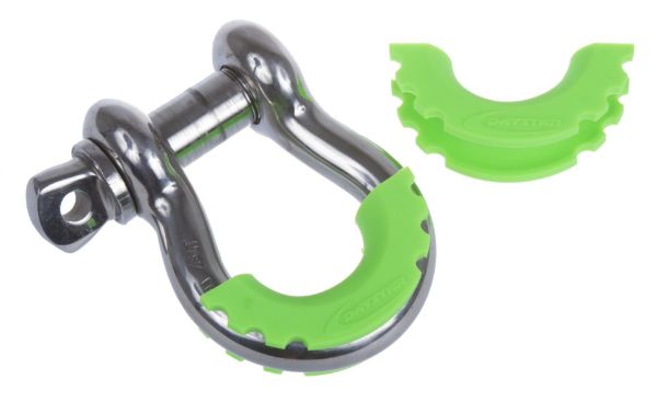 Picture of D-RING / Shackle Isolator Fluorescent Green Pair Daystar