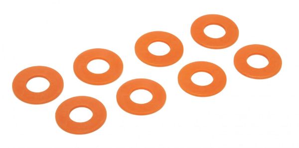 Picture of D-RING / Shackle Washers Set Of 8 Fl. Orange Daystar