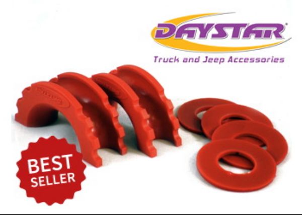 Picture of D-Ring Isolator and Washers Red Daystar