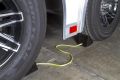 Picture of Dual Wheel Chock With 3 Foot Plasma Rope Tether Daystar