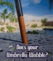 Picture of Umbrella Wedge Black Polyurethane Daystar
