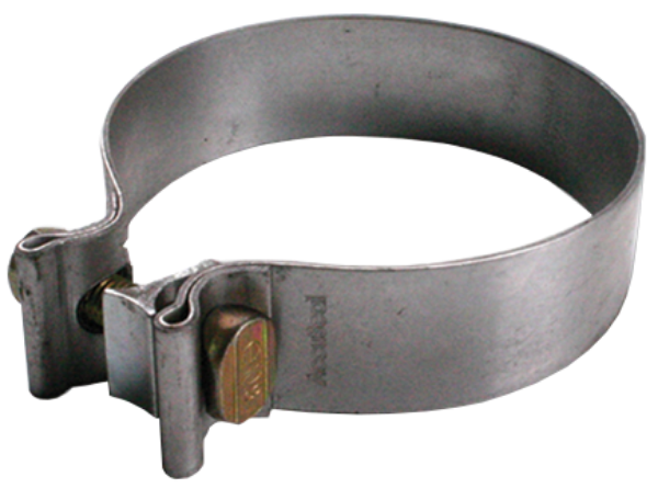 Picture of Exhaust Clamp 5 Inch Stainless Torca Band Clamp Diamond Eye