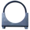 Picture of Exhaust Clamp 4 Inch Standard Steel U-Bolt Saddle Clamp Diamond Eye