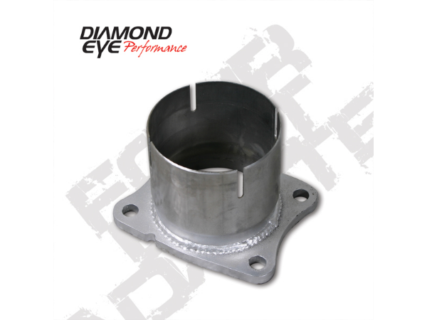 Picture of Exhaust Flange 4 Inch T409 Stainless 01-07.5 Silverado/Sierra 2500/3500 Performance Series Diamond Eye