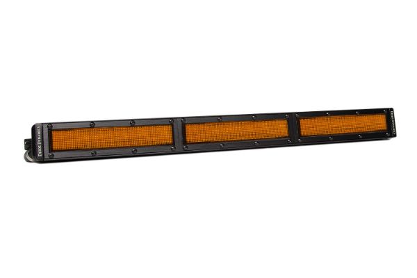 Picture of 18 Inch LED Light Bar  Single Row Straight Amber Flood Each Stage Series Diode Dynamics
