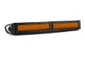 Picture of 12 Inch LED Light Bar  Single Row Straight Amber Flood Each Stage Series Diode Dynamics