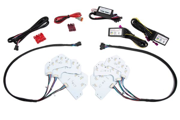 Picture of RGBWA DRL LED Boards for 2018-2021 USDM Ford Mustang