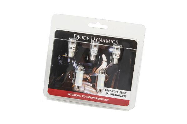 Picture of Wrangler JK 4dr Interior Kit Stage 1 Cool White Diode Dynamics