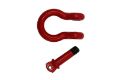 Picture of D Ring 3/4 Inch Red 2 Piece Set Fishbone Offroad