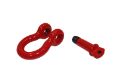 Picture of D Ring 3/4 Inch Red 2 Piece Set Fishbone Offroad
