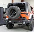 Picture of Jeep JK Rear Bumper With Tire Carrier 07-18 Wrangler JK Fishbone Offroad