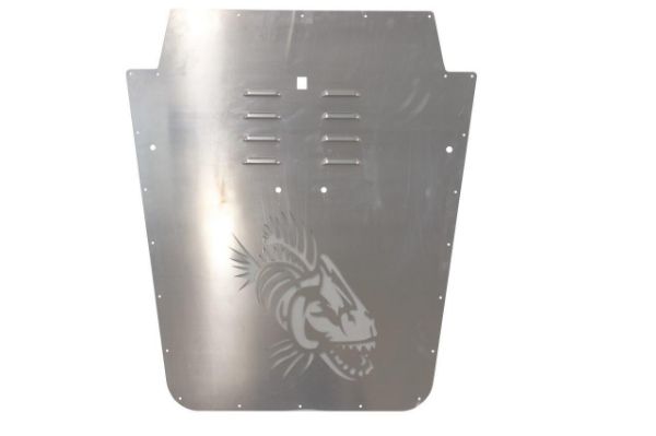 Picture of Jeep JK Hood Louver 07-12 Wranger JK Raw Unpainted Fishbone Offroad
