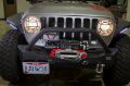 Picture of Jeep JL Headlight Guards For 18-Pres Wrangler JL Aluminum Fishbone Offroad