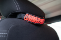 Picture of Head Rest Paracord Grab Handles Red Fishbone Offroad