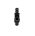 Picture of 1/2 Inch Black Anodized Aluminum Y Barbed Fitting (For -8 Pushlock Hose) Fleece Performance