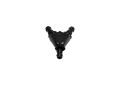 Picture of 3/8 Inch Black Anodized Aluminum Y Barbed Fitting (For -6 Pushlock Hose) Fleece Performance