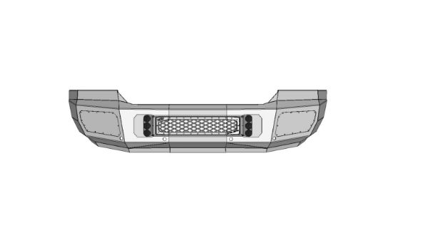 Picture of 15-19 Sierra 2500/3500 Front Bumper with Sensors Flog Industries
