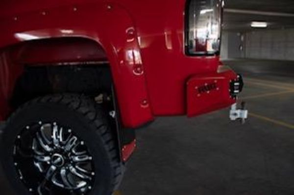 Picture of 11-14 Sierra 2500/3500 Rear Bumper with Sensors Flog Industries