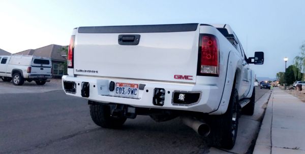 Picture of 11-14 Silverado 2500/3500 Rear Bumper with Sensors Flog Industries