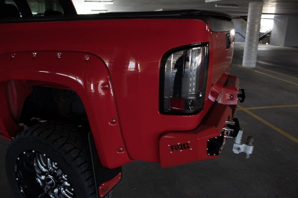 Picture of 08-10 Silverado 2500/3500 Rear Bumper with Sensors Flog Industries