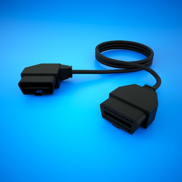 Picture of MPVI2 OBD-2 5 Foot Cable Extension Right Angle HP Tuners