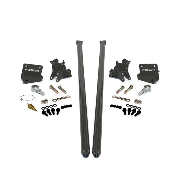 Picture of 2011-2019 Silverado/Sierra 2500/3500 70 Inch Bolt On Traction Bars 4 Inch Axle Diameter Kingsport Grey