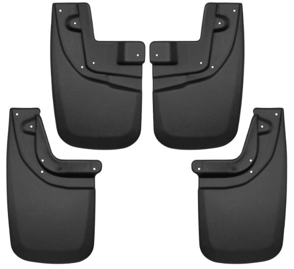 Picture of 05-15 Toyota Tacoma Front and Rear Mud Guard Set Black Husky Liners