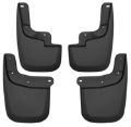 Picture of 15-18 Chevrolet Colorado Front and Rear Mud Guard Set Black Husky Liners