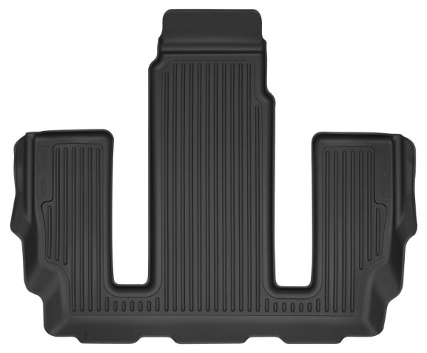 Picture of 17-18 GMC Acadia 2nd Row Bucket Seats 3rd Seat Floor Liner Black X-ACT Contour Series Husky Liners