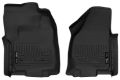 Picture of 12-16 Ford F-250/F-350/F-450 Super Duty Front Floor Liners Black Husky Liners