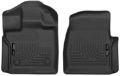Picture of 15-18 Ford F-150 Standard Cab Pickup Front Floor Liners Black Husky Liners