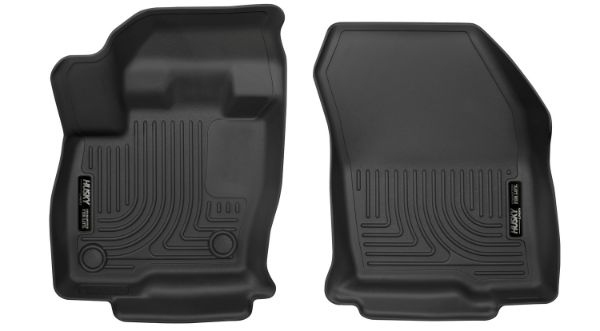Picture of 15-18 Ford Edge, 16-18 Lincoln MKX Front Floor Liners Black Husky Liners
