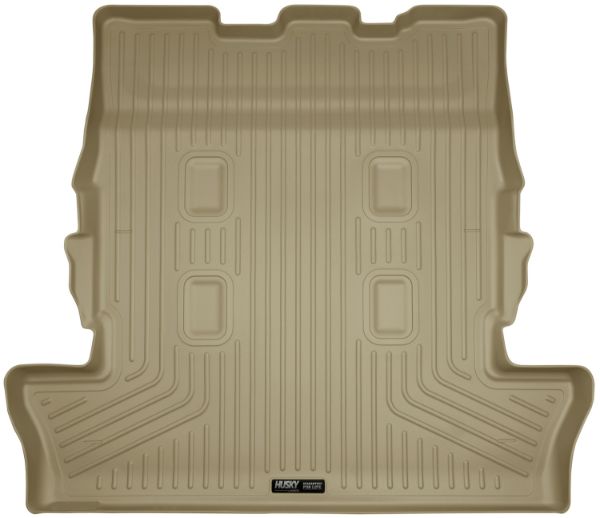 Picture of 13-18 Lexus LX570 13-18 Toyota Land Cruiser Cargo Liner Tan Husky Liners