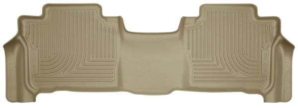 Picture of 13-18 Lexus LX570 13-18 Toyota Land Cruiser 2nd Seat Floor Liner Tan Husky Liners