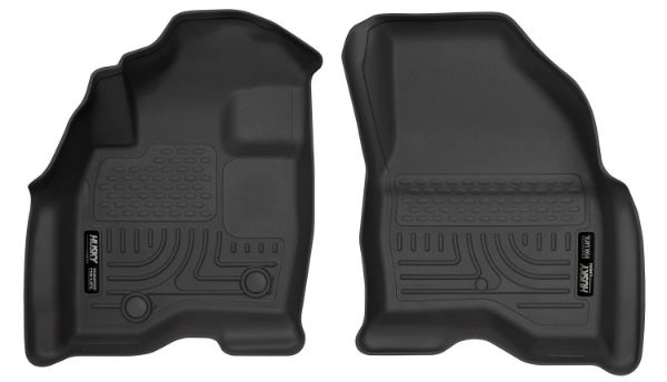Picture of 15-18 Ford Explorer Front Floor Liners Black Husky Liners