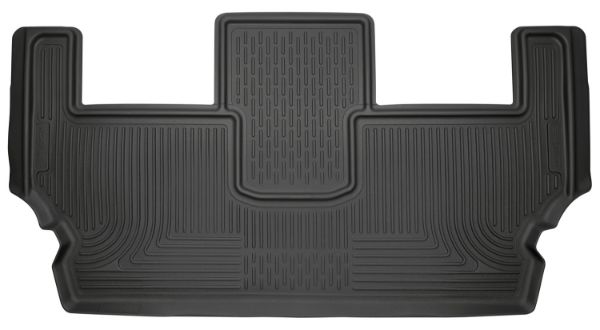 Picture of 17-18 Chrysler Pacifica 3rd Seat Floor Liner Black Weatherbeater Series Husky Liners
