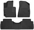Picture of 14-18 Kia Soul Front & 2nd Seat Floor Liners Black Husky Liners