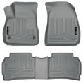 Picture of 16-18 Chevrolet Malibu Front & 2nd Seat Floor Liners Gray Husky Liners